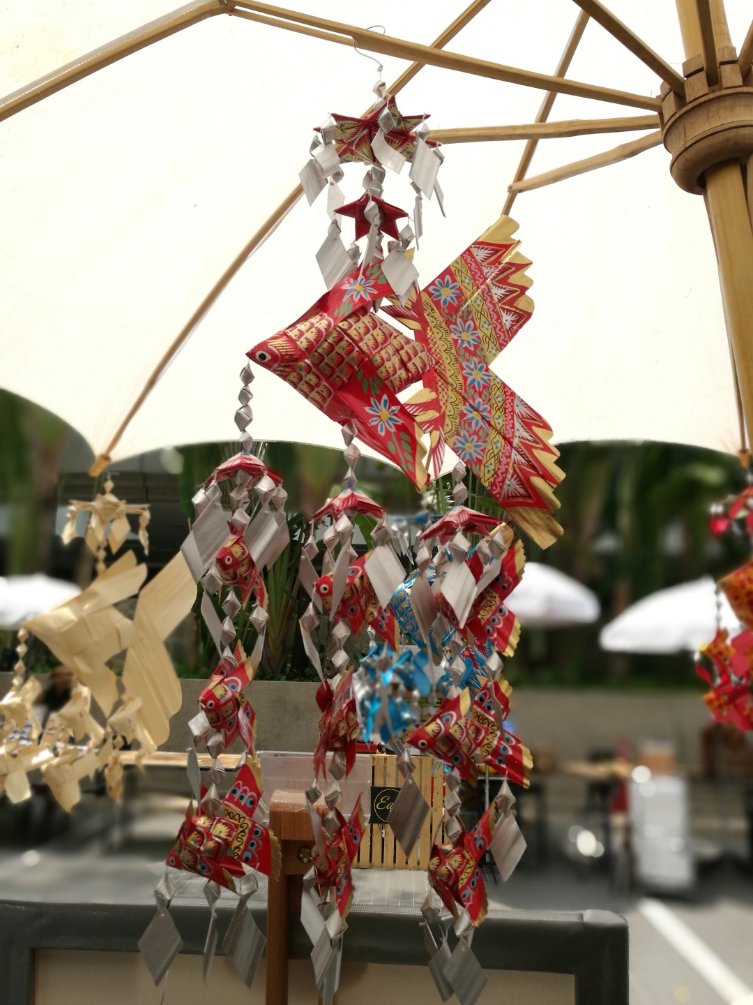 ออกบูธปลาตะเพียนไทย ตลาด 100 โล ณ Shangri-La Hotel,Bangkok