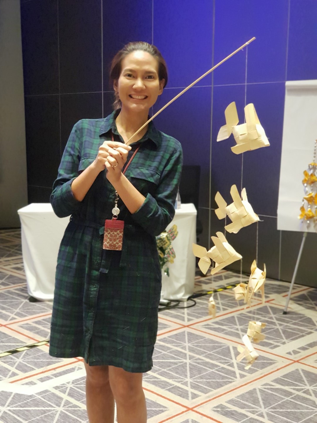 สานปลาโมบาย สานสายใยจากใบลาน ณ บริษัท ปูนซิเมนต์ไทย จำกัด มหาชน