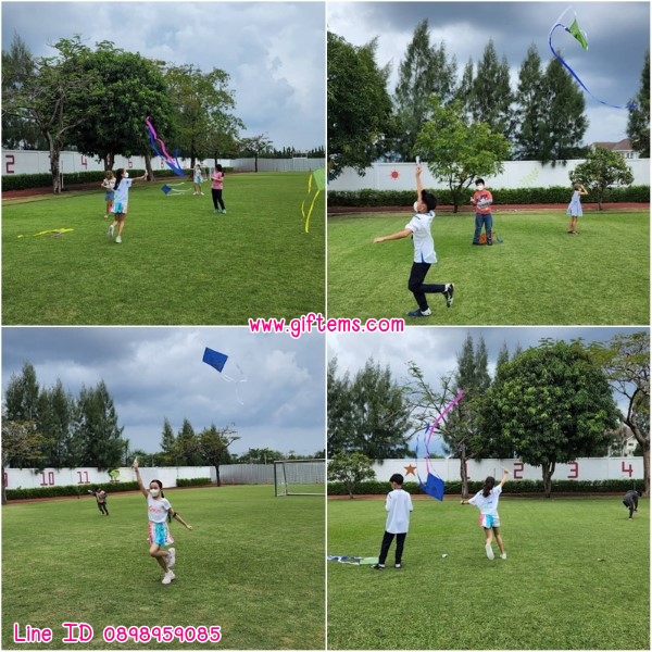 สอนทำว่าวไทย โรงเรียนนานาชาติ RIS Swiss Section Deutschsprachige Schule Bangkok